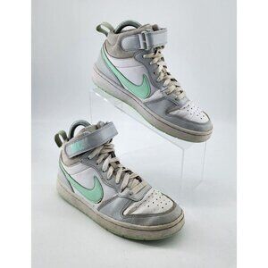 Nike Court Borough Mid 2 Shoes 'Pure Platinum Mint Foam’ CD7782-011 Youth 5.5Y